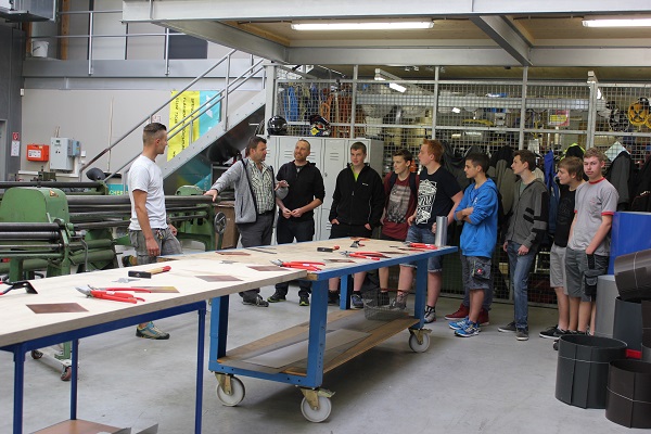 Schüler der Polytechnischen Schule in Wörgl zu Besuch bei uns!