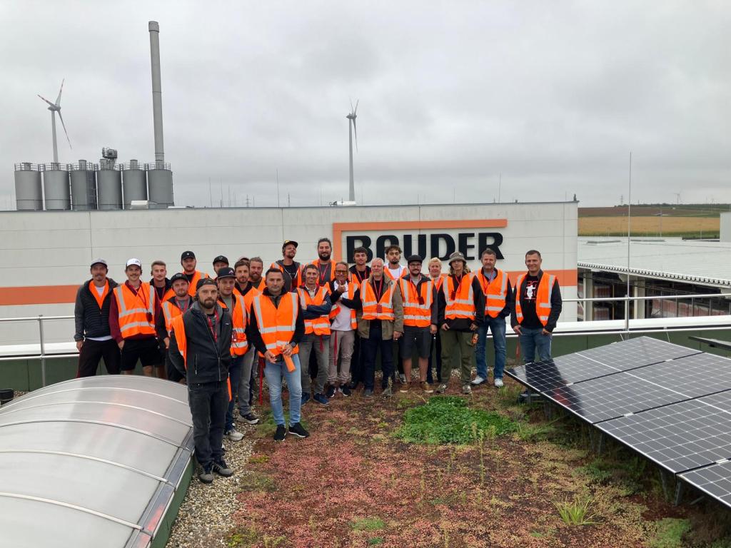 Betriebsausflug zur Firma Bauder